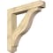 Ekena Millwork Funston Craftsman Rough Sawn Bracket w/ Offset Brace, Douglas Fir, 8"W x 46"D x 46"H BKT0806X46X46FST04RDF - alternate 1